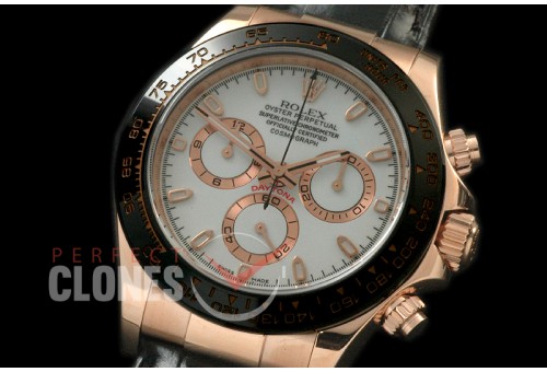 0 RLDFR00371 NF Daytona 116515 RG/CER/LE White A-7750