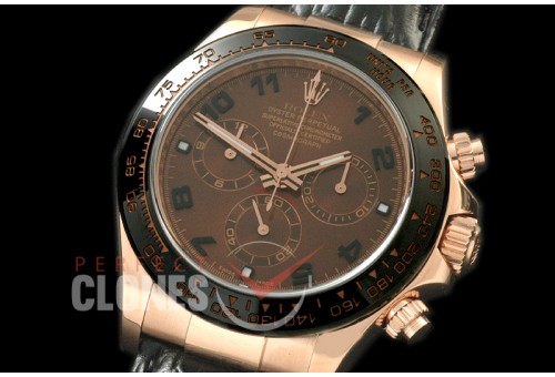 0 RLDFR00377 NF Daytona 116515 RG/CER/LE Brown Num A-7750