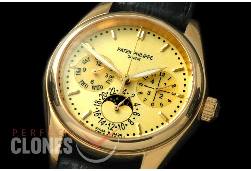 PPCA00108 Calender/Moonphase Complications YG/LE Gold Sticks Miyota 9100