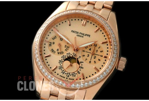 PPCA00113SD Calender/Moonphase Complications RG/RG Rose Gold Sticks Miyota 9100
