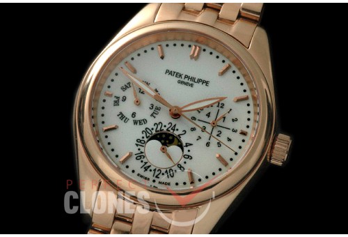 PPCA00111S Calender/Moonphase Complications RG/RG White Sticks Miyota 9100