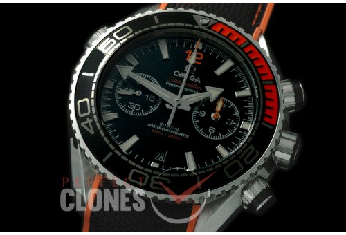 0 OMCPO45-902R 2016 Planet Ocean Chrono SS/RU Black A-7750