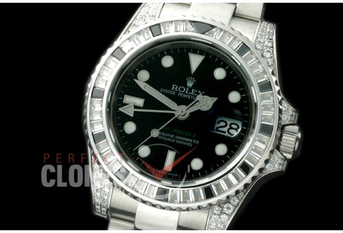 0 RLGS01004A 116719 GMT SS/Diam/SS Black A-2836 Mod to Cal 3186