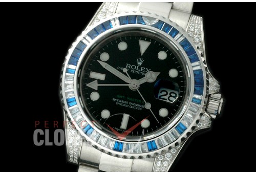 0 RLGS01005A 116719 GMT SS/Diam/SS Black A-2836 Mod to Cal 3186