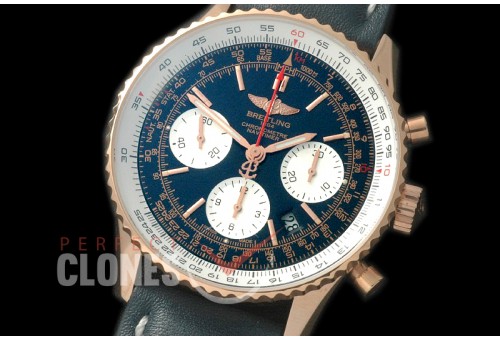 BLNB01-113 Navitimer B01 RG/LE Blue Asian 7750 28800