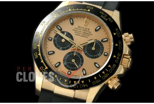 RLDF00088R 116508 Daytona Gold with Oysterflex A-7750/4130