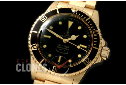 TUV00211 Tudor 7928 Submariner YG/YG Black A-2836