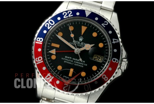 0 RLGV00186 Vintage GMT Master 1675 Blue/Red Asian 2813