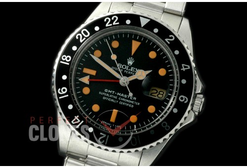 0 RLGV00184 Vintage GMT Master 1675 Black Asian 2813