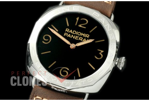 0 0 PN68501 Radiomir Radiomir 3 Days Acciaio Brevettato SS/LE Black P3000