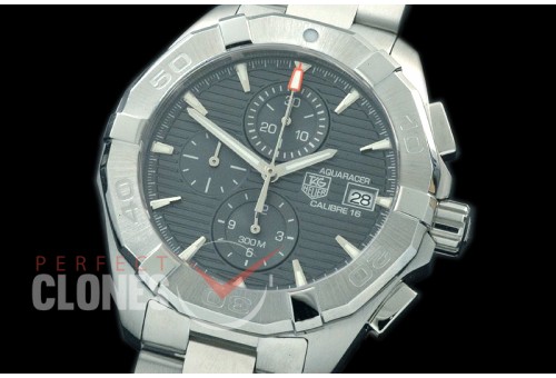 TGAQ00403 Aquaracer Calibre 16 SS/SS Grey OS 20 Qtz