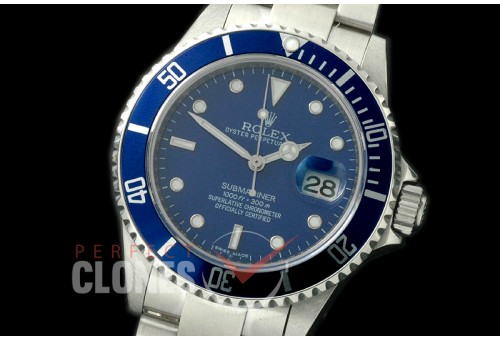 0 RLSS00038 BP 16610 Submariner SS Blue VR 3135 - Special Offer !