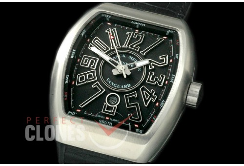 FMVG-102 Vanguard Automatic SS/LE Black Miyota 9015