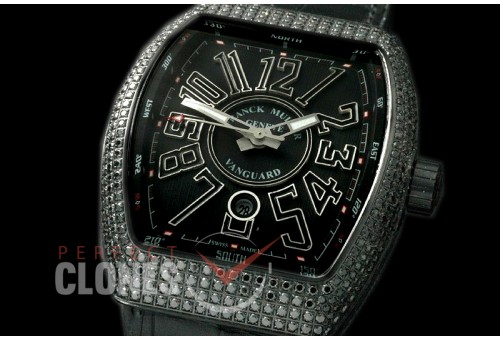 FMVG-110 Vanguard Automatic PVD/LE/Diiam Black Miyota 9015