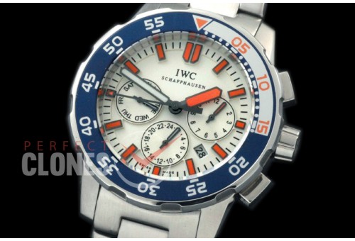 IWAQT20073 Aquatimer Calender SS/SS White Miyota 9120