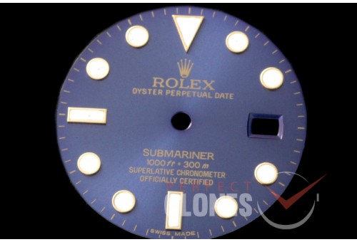 RLACC-957 Submariner 116613LB/16618LB Blue Dial for Calibre 3135 - Can Fit Genuine