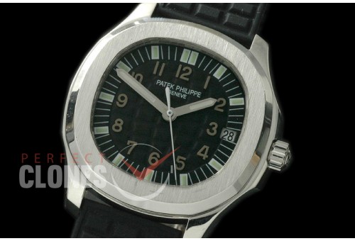 PPAQ01011R Aquanaut Mid SS/RU/Diam Black Num/Sticks A-2824 - Special Offer