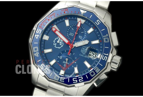TGAQ00194 Aquaracer EPL Special Ed Calibre 16 Match Timer SS/SS Blue OS 20 Qtz