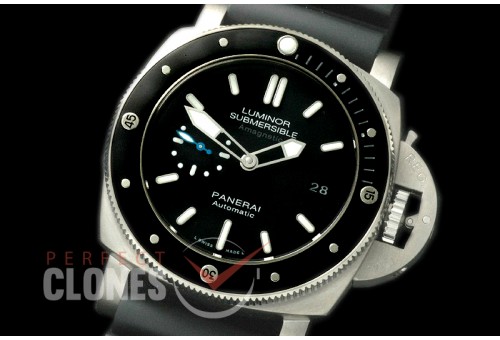 0 0 PN138901 XF Pam 1389 Luminor Submersible TI/LE Black A-7750/P9010