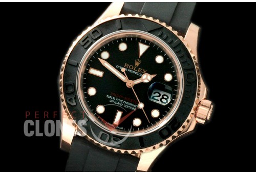 RLYM-18K-002 YM Men Everose RG/RU Black SA 3135
