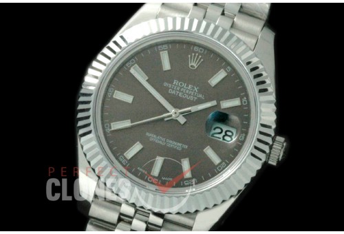 R41DJS-805 126334 SS/SS Fluted/Jubilee Dark Grey Sticks SA 3235