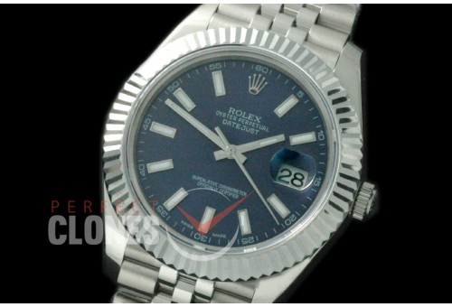 R41DJS-806 126334 SS/SS Fluted/Jubilee Blue Sticks SA 3235