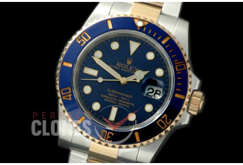 0 0 RLST00082 JF Submariner 116613 Blue TT Sub SA 3135