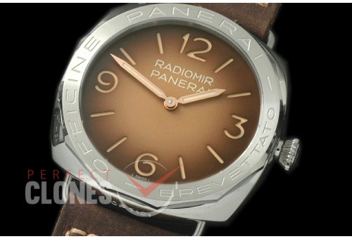0 0 PN68701 Radiomir Radiomir 3 Days Acciaio Brevettato SS/LE Brown P3000