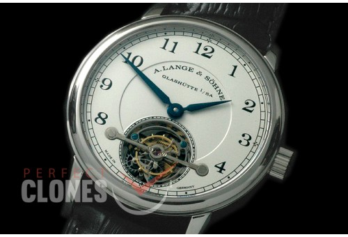 0 AL1815-100 Lange 1815 Tourbillon SS/LE White Bridged Tourbillon 