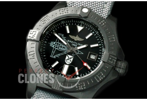 BLSW00007N Avenger Seawolf Blacksteel Limited Ed DLC/NY Black Asian Clone 2836