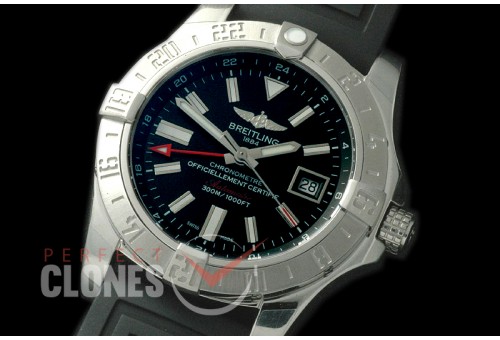 BLSW00052 Seawolf II GMT 2015 SS/RU Black Stick A-2836