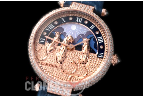 0 CARPT-113 Reve De Panthere Rose Gold Japanese Quartz