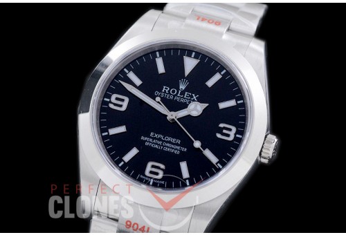 0 0 RLEX00976 Explorer 1 GMF 214270 SS Black Asian 2824 904 Steel