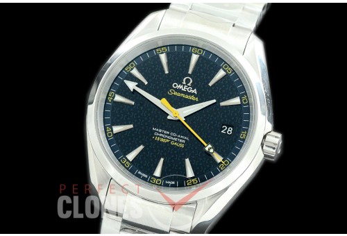 OMAT41-012S XF/VSF Aqua Terra 007 Limited Ed Date Automtaic SS/SS Blue VS Cal 8507 Superclone