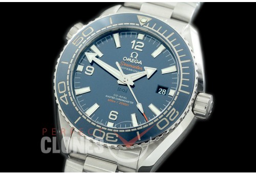 0 OMCPO435-033S XF Seamaster Planet Ocean 43.5mm Blue SS/SS VS 8900 Superclone 