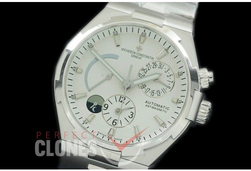 0 VCO-041S Overseas Calendar/Power Reserve/Duo Time Zone Complications SS/SS White Asian Modified Movt 