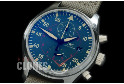 0 0 IWP00072 YLF Pilot Chronograph 389002 Top Gun Miramar CER/NY Antracite Grey A-7750