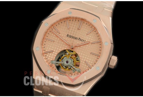 APROT00115 ARF/JF Royal Oak 26510 Tourbillon RG/RG Rose Gold Real Tourbillon