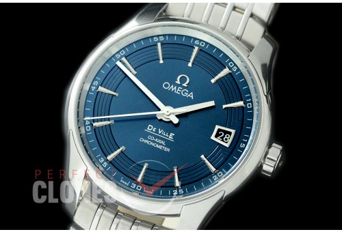 0 0 0 OMDEV-HV-103 XF/VSF Deville Hour Vision Date Automtaic SS/LE Blue VS Cal 8500 Superclone