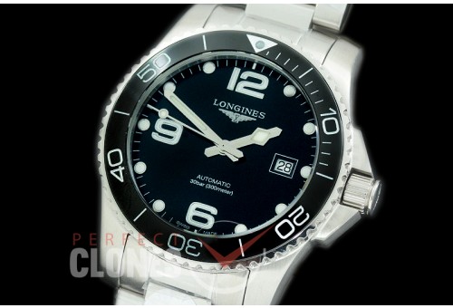 0 LG-HC-101S ZF HydroConquest Ceramic Automatic SS/SS Black Miyota 9015 