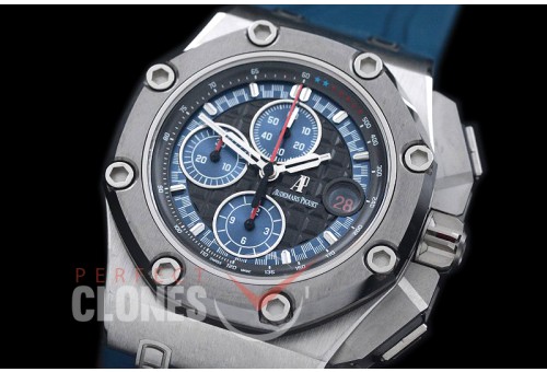 0 AP-26568-702 Royal Oak Chrono 26568 M-Schumacher TI/RU Blue 3126 - Special Offer
