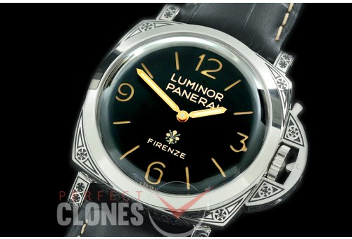 0 0 PN97201 Pam 972 Luminor 1950 Firenze 3 Days Acciaio SS/LE Black P-3000 Superclone 