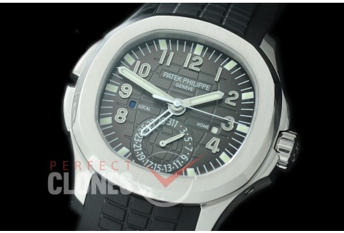 PPAQT-5164-102 GRF Aquanaut Travel Time 5164A SS/RU Grey Asian Custom Calibre 324 S C FUS