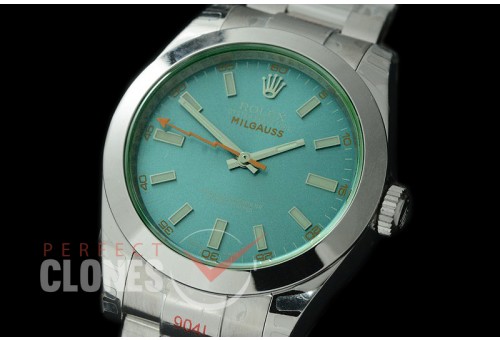 0 0 0 RLM00602 DJF Milgauss 904 Steel 116400GV SS/SS Blue SA 3131