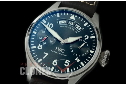 0 0 IWP7D00059 Big Pilot 150 Years Limited Ed 7 Days Annual Calender 5027-03 SS/LE Grey A-52850