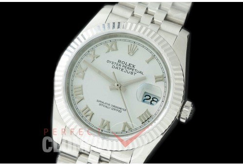 R36DJS-521 BP Datejust 36 126234 SS/SS Fluted/Jubilee 2019 White Roman A-2824