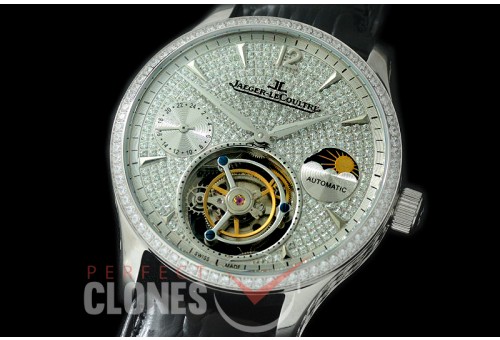 0 JL00911 Master Calender/Day Phase Tourbillon SS/LE Diamond Crested Flying Tourbillon