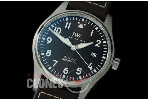 IWM18-004 M+F Mark XVIII Pilot Antoine De Saint Exupery Automatic IW327003 SS/LE Brown A-35111 