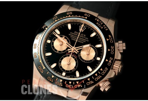 0 RLDFR00502L JHF Daytona 116515LN RG/CER/LE Black A-7750/4130