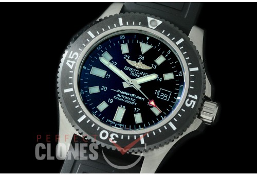 BLSF2-091R Superocean II 44 SS/RU Black Asian Clone 2824 
